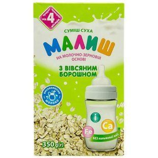 Суміш Малиш Вівсяне Борошно 350г 96598 фото