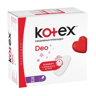 Прокл щоденні KOTEX Deo Super 16*52шт 97358 фото