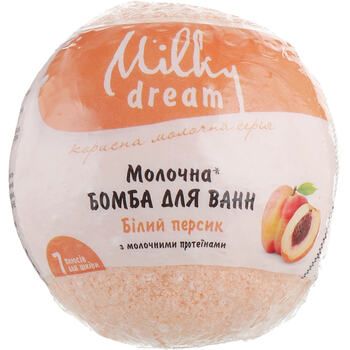 Бомбочка д/ванни MILKY DREAM Персик 100г 99992 фото