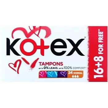 Тамп KOTEX Normal 24*16+8 промо 98293 фото