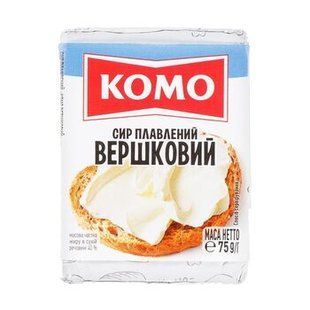 Сир Плавлений Комо Вершковий 75г 47720 фото