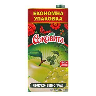 Сік Соковита 1.93л Яблуко-Виноград 22238 фото
