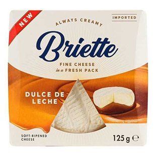 Сир Брієте 60% Dulce de Leche 125г Kaserei 47303 фото