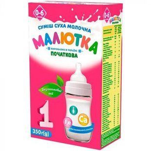 Суміш Малютка-1 До 6 Міс Рожева 350г 96609 фото