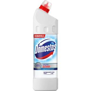 Засіб д/унітазу DOMESTOS Ультра білий 12*1л 51440 фото