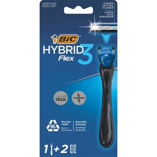 Станок+2 касети BIC FLEX 3 hybrid 99917 фото