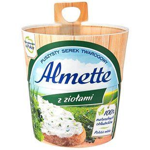 Крем-сир Almette Зелень 60% 150г Стак 97188 фото