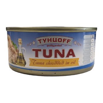 Тунець Тунцофф Салатний В/О 24*150гр 11143 фото