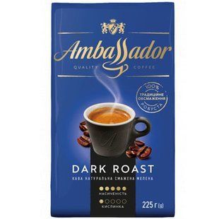 Кава Мел Ambassador Dark Roast Брикет 225г 23907 фото