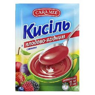 Кисіль Плодово ягідний 40*90г КАРАМІКС 50853 фото