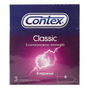 Презервативи CONTEX Classic 3шт 15341 фото