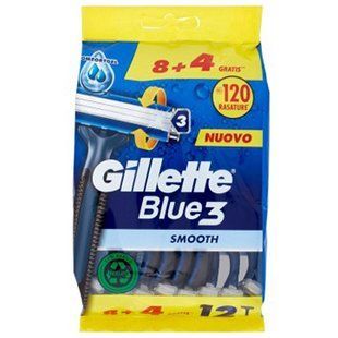 Станки д/гоління чол GILLETTE Blue 3 Smooth 12шт 13543 фото