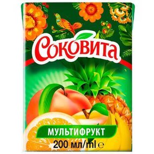 СОКОВИТА 27.02л МУЛЬТИФРУКТ 49101 фото