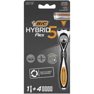 Станок+4 касети BIC FLEX 5 hybrid 99918 фото