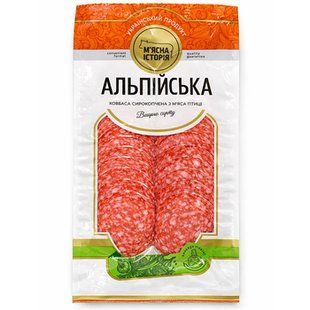 Ковбаса МІ Альпійська Нар С\К 80г ШТ 22653 фото