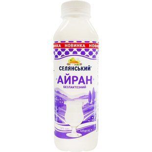 Напій Айран Без\Лакт 1.8% 420г Селянський 18287 фото