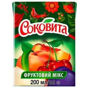 СОКОВИТА 27*02.л ФРУКТОВИЙ МІКС 49102 фото