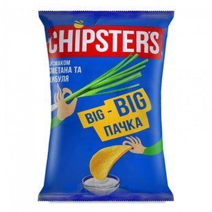Чіпси Чіпстер Сметана Цибуля 160г 25916 фото