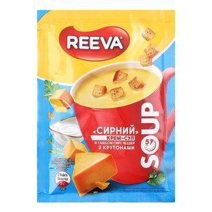 Крем Суп Reeva Чеддер/Крутони Саше 17г 17848 фото
