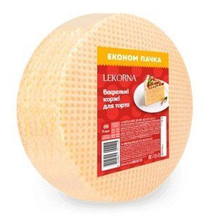 Коржі Ваф Круглі Великі Лекорна 140гр 49250 фото