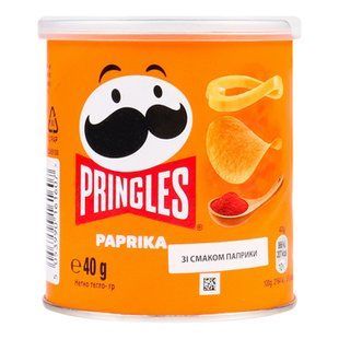 Чіпси Pringles Паприка 40г 32587 фото
