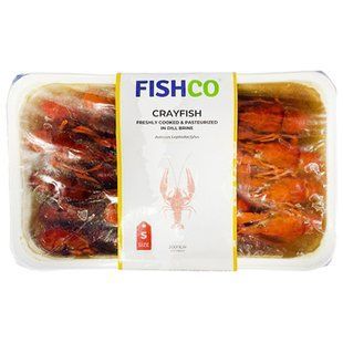 Раки Варено Морожені в\у 1кг Fishco 23261 фото