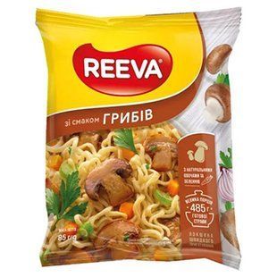 Reeva Вермішель Мега 85г Гриби 24876 фото