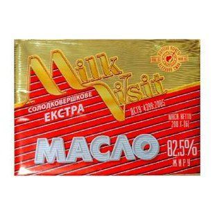 Масло Milk Visit 82.5% 200г 32872 фото