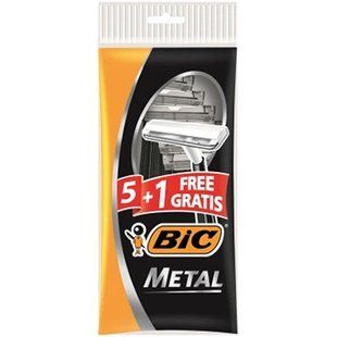 Станки д/гоління чол BIC METAL 1ЛЕЗО 5+1шт 24191 фото