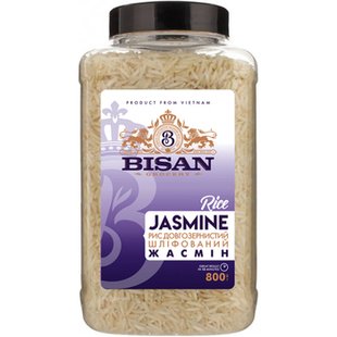 Рис BISAN Jasmine 800г Банка 11778 фото