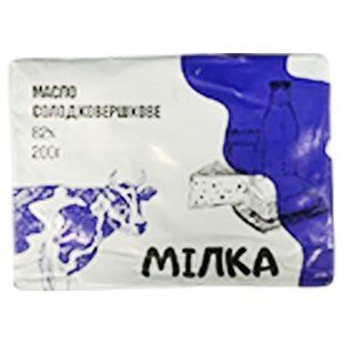 Масло Мілка 82% 200г 17184 фото