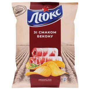 Чiпси Люкс Бекон 125г 12786 фото