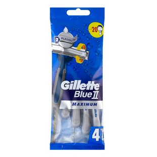 Станки д/гоління чол GILLETTE Blue 2 Maximum 4шт 99774 фото