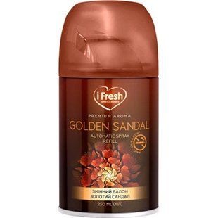 Освіжувач повітря IFRESH Golden Sandal балон 250мл 24195 фото