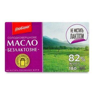 Масло Глобино Безлактозне 82% 180г 50618 фото
