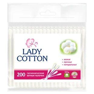 Вухочистка LADY COTTON пакет 200шт 24258 фото