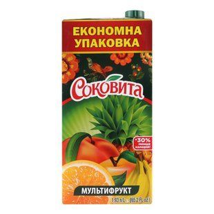 Сік Соковита 1.93л Мультифруктовий 20999 фото