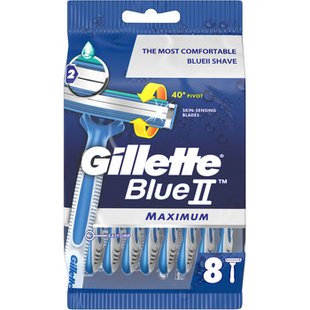 Станки д/гоління чол GILLETTE Blue 2 Maximum 8шт 99775 фото