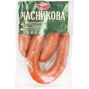 Ковбаса МояКовбаска Часникова в\с газ ~1.2кг 17290 фото