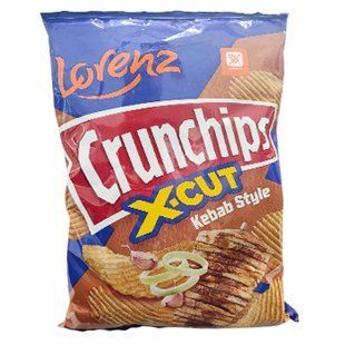 Чіпси Crunchips X-Cut 75г Кебаб 24323 фото
