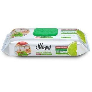 Серв. вологі д/кухні SLEEPY Easy Clean бергамот 50шт 16563 фото