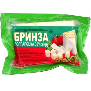 Бринза Болгарська 30% 8кг*300г Нак 25390 фото