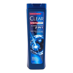 Шампунь CLEAR Men Classic Action12*225мл 11336 фото