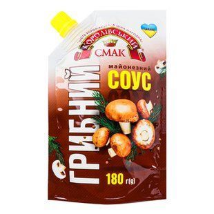 Соус Кор Смак д/п 180г Грибний 51465 фото