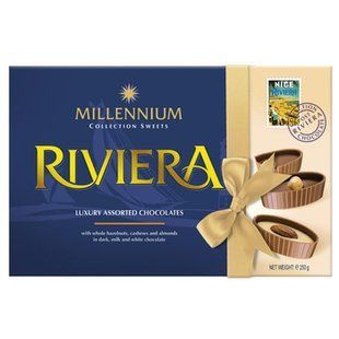Цукерки Коробка Міленіум АСОРТІ RIVIERA 250 Г 50897 фото