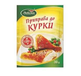 Приправа для курки Любисток 100*30г 4494 фото