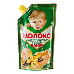Молоко Згущене з Ванілью 8.5% ПМК 290г дой\пак 18778 фото
