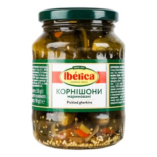 КОРНІШОНИ IBERICA 3-6см 12*370г 11555 фото