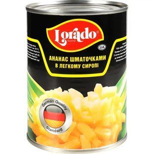 Ананас LORADO Шматочки 580мл 16089 фото