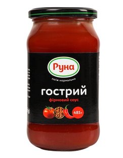 СОУС РУНА 12*485гр Гострий 33970 фото